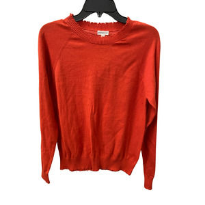 Minnierose Orange Sweater Small - Women's Knitwear Top